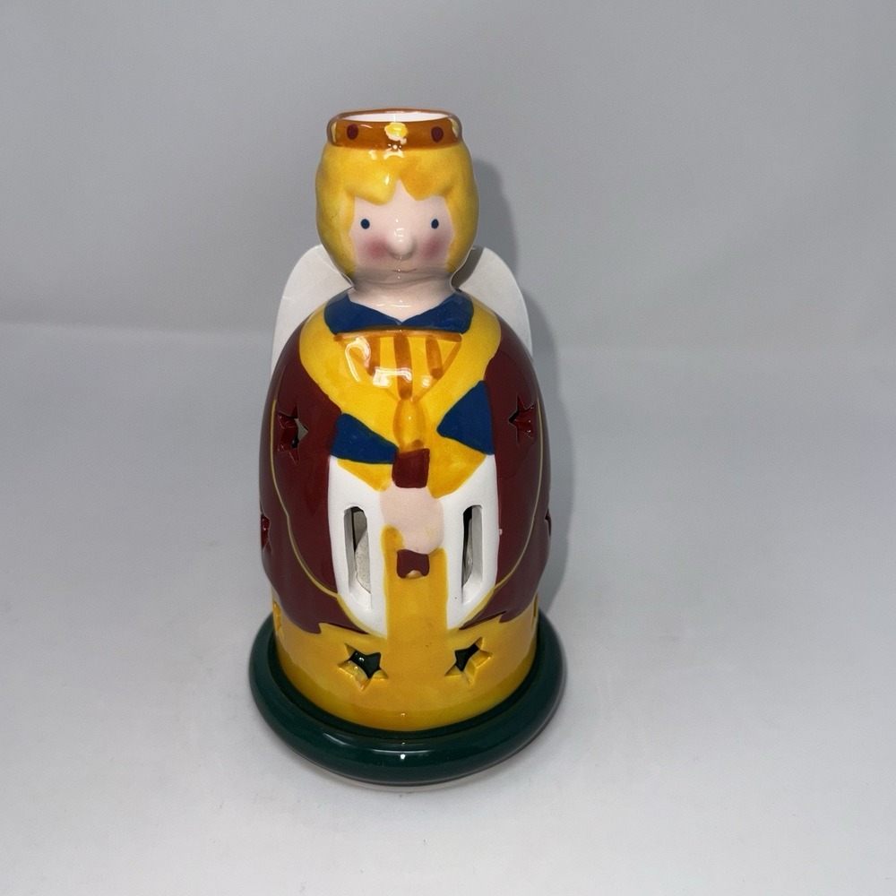 Villeroy & Boch Angel Decolight Two Piece Ceramic Candlestick Votive Holder